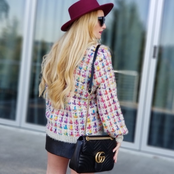 RESTOCKED!! Tinsel Tweed Sweater - Picture 4 of 4